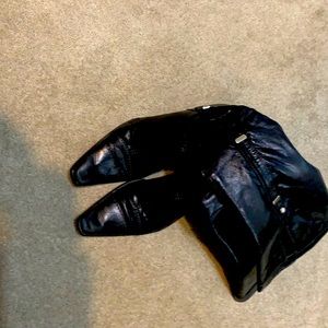 Black knee high boots